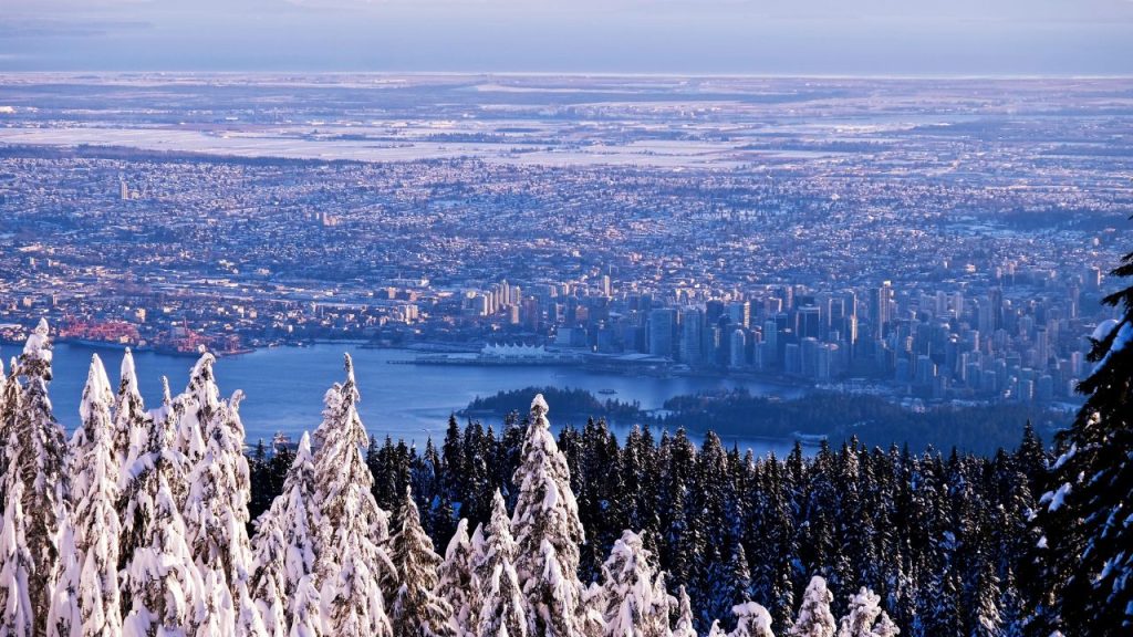 松雞山 (Grouse Mountain) 加拿大遊學風景 語言學校 打工遊學x GLC鉅霖駐點服務