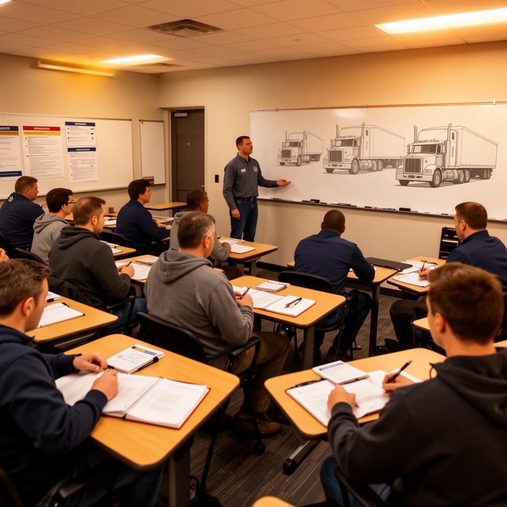 加拿大卡車司機 MELT Classroom Training 交通法規與安全理論課程