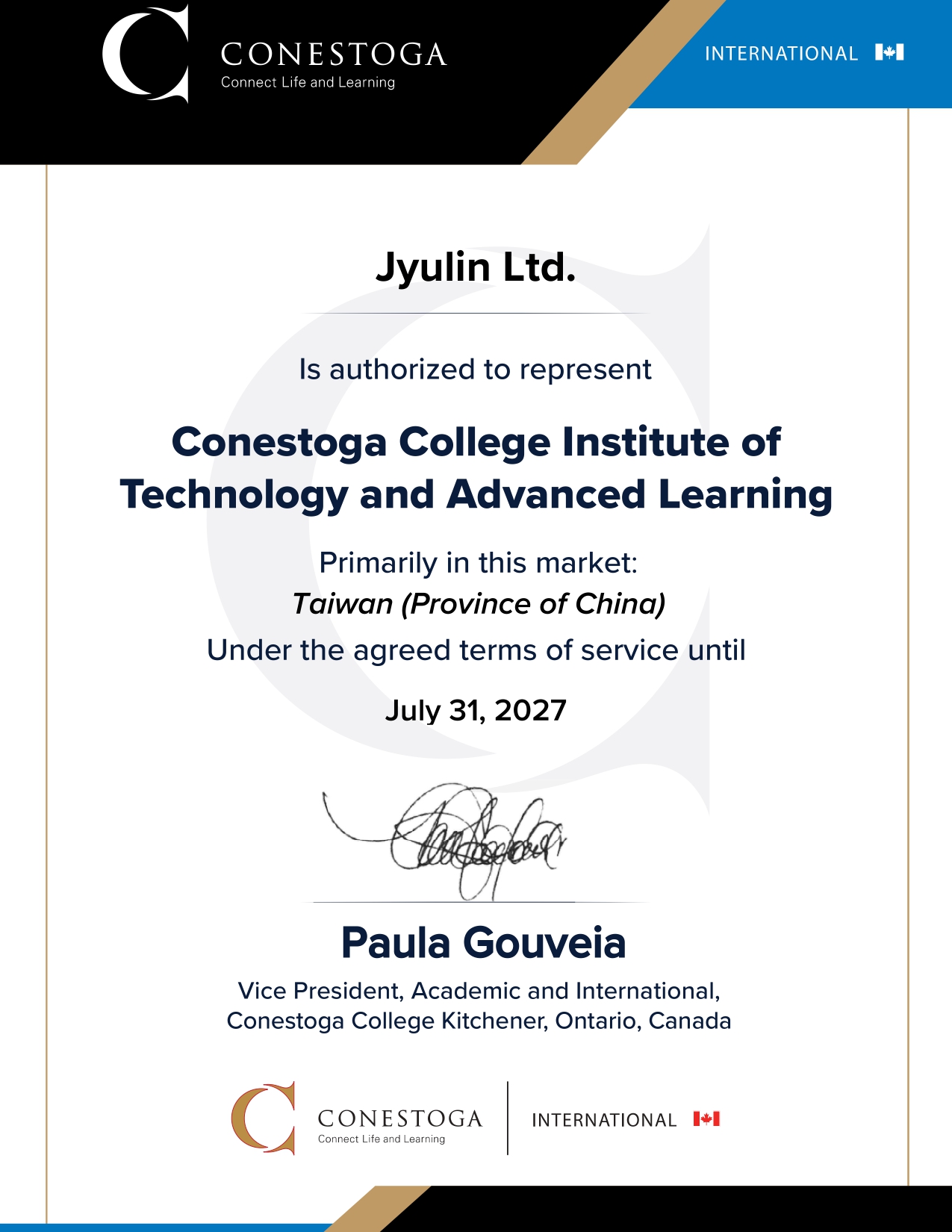 加拿大學校代表照片