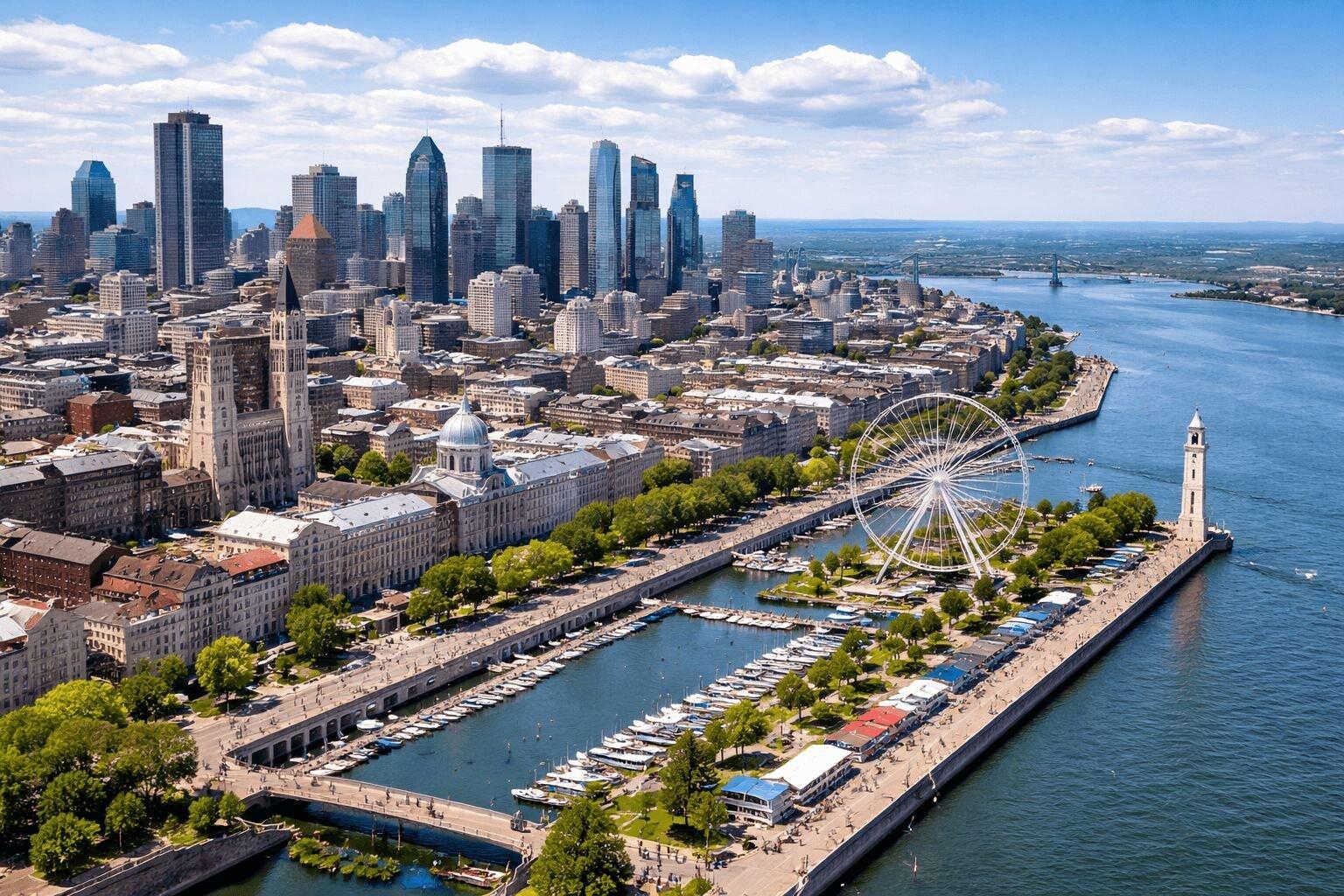 加拿大 Montréal 蒙特婁城市景觀與人工智慧研究環境