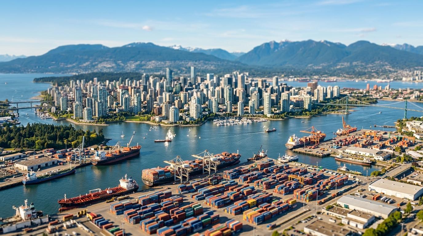 Vancouver 溫哥華國際港口物流
