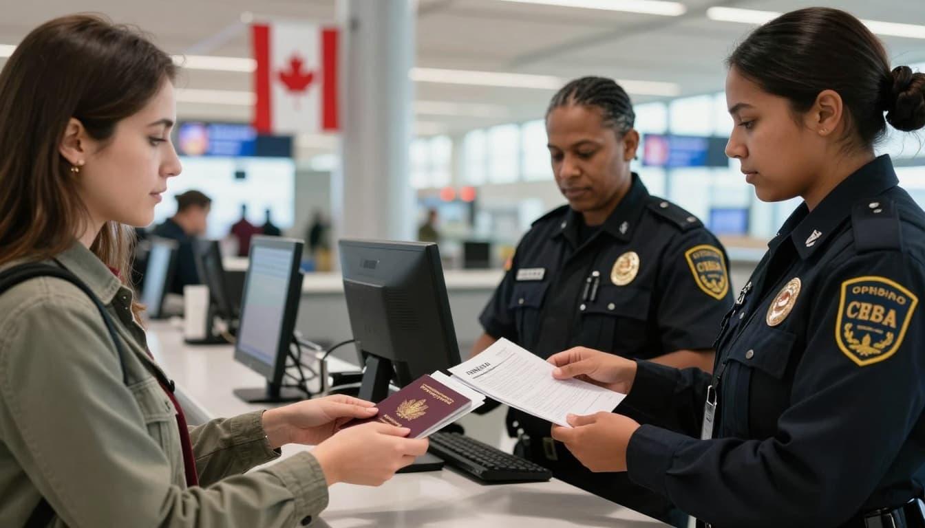 接受 CBSA 加拿大邊境官員查驗